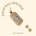Champagne - Poop Bag Holder - WHOOPSIE SALE
